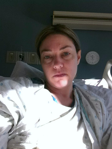Cheryl Sad Hospital Pic