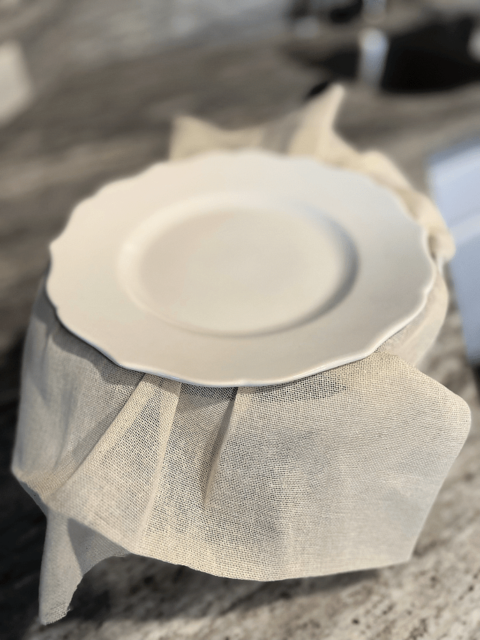 Place Lid or Plat over Greek Yogurt Strainer