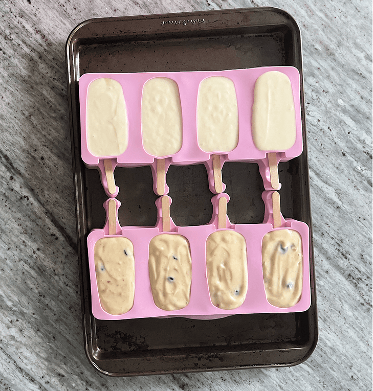 Frozen Yogurt {FroYo Bars} Food in the Making